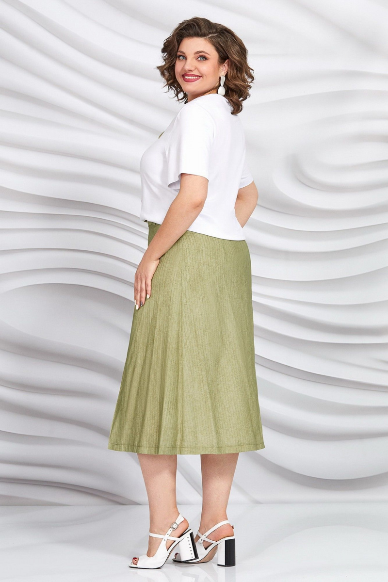 Юбочный комплект Mira Fashion 5423-4 хаки