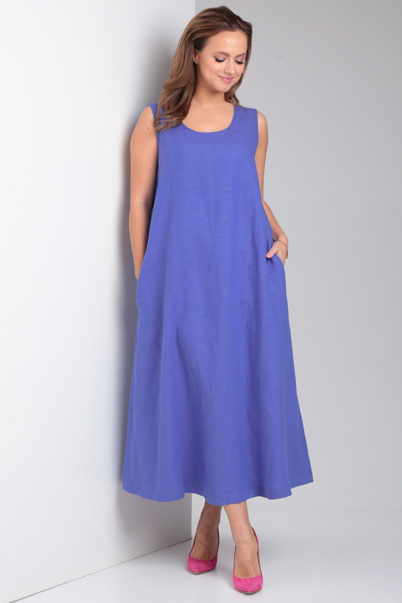 Платья Your size 2226 василек