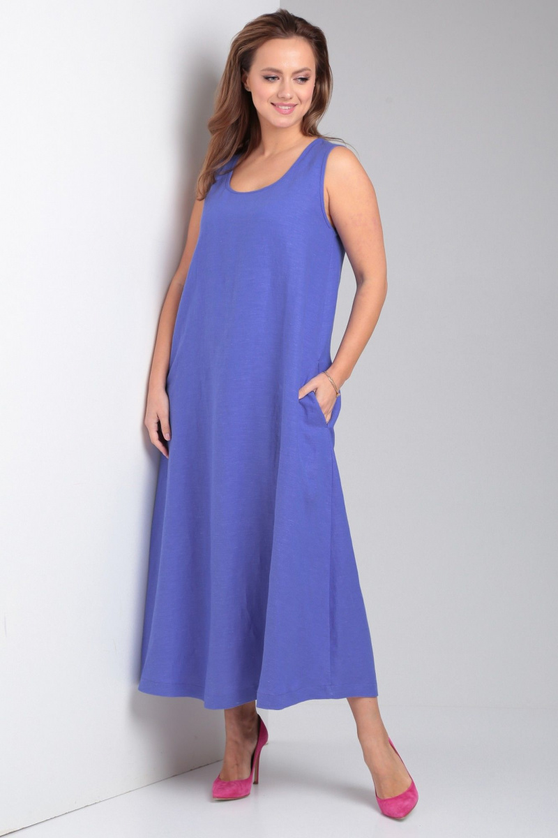 Платья Your size 2226 василек