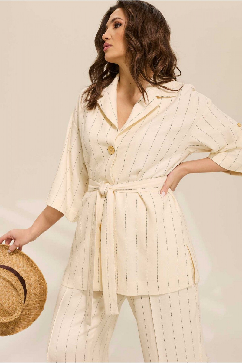 Брючный комплект Mislana 1081 бежевый