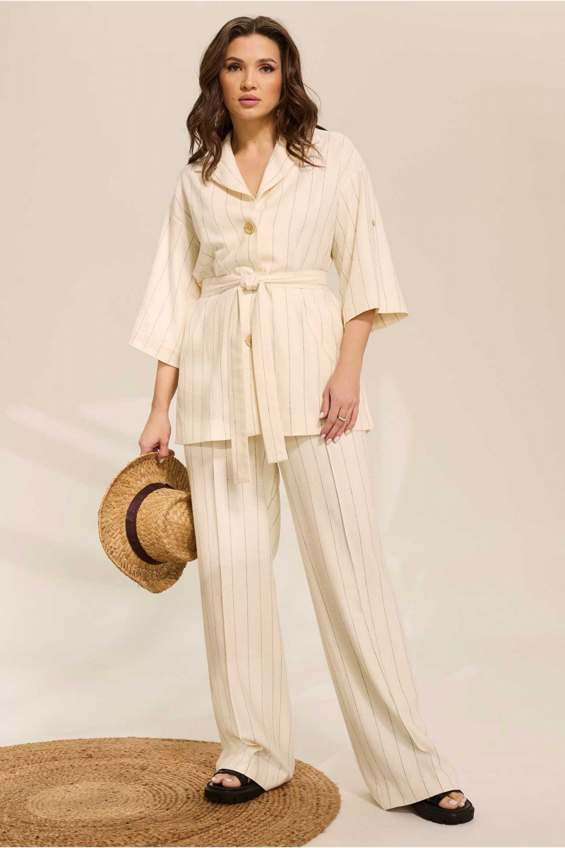 Брючный комплект Mislana 1081 бежевый