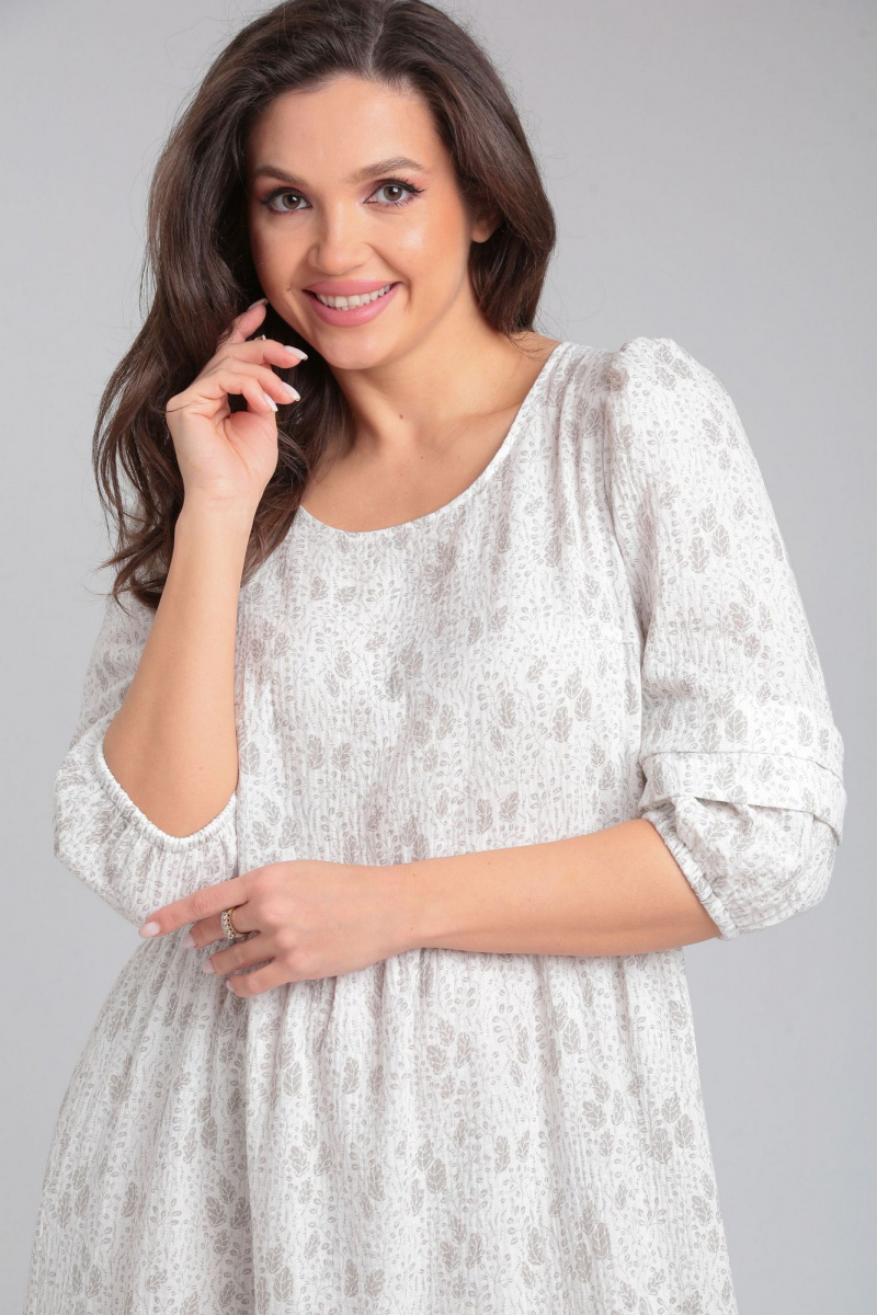 Платья LeNata 13273 рисунок-на-молочном