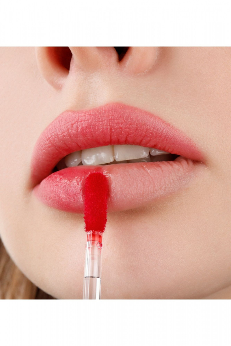 Блески и тинты LUXVISAGE LIP_TINT_AQUA_GEL_hyaluron_complex 02 красный (sexy red)