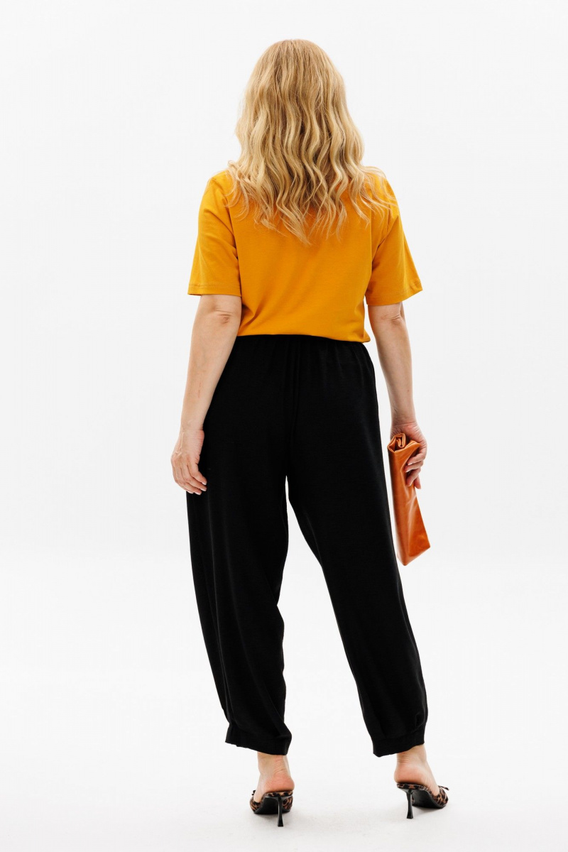 Брючный комплект Michel chic 1377 горчица,черный