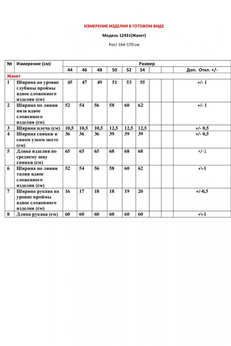 Жакеты LeNata 12431 синий