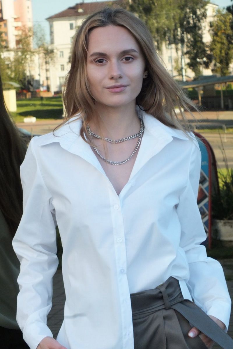 Рубашки Lady Smile 404 белый