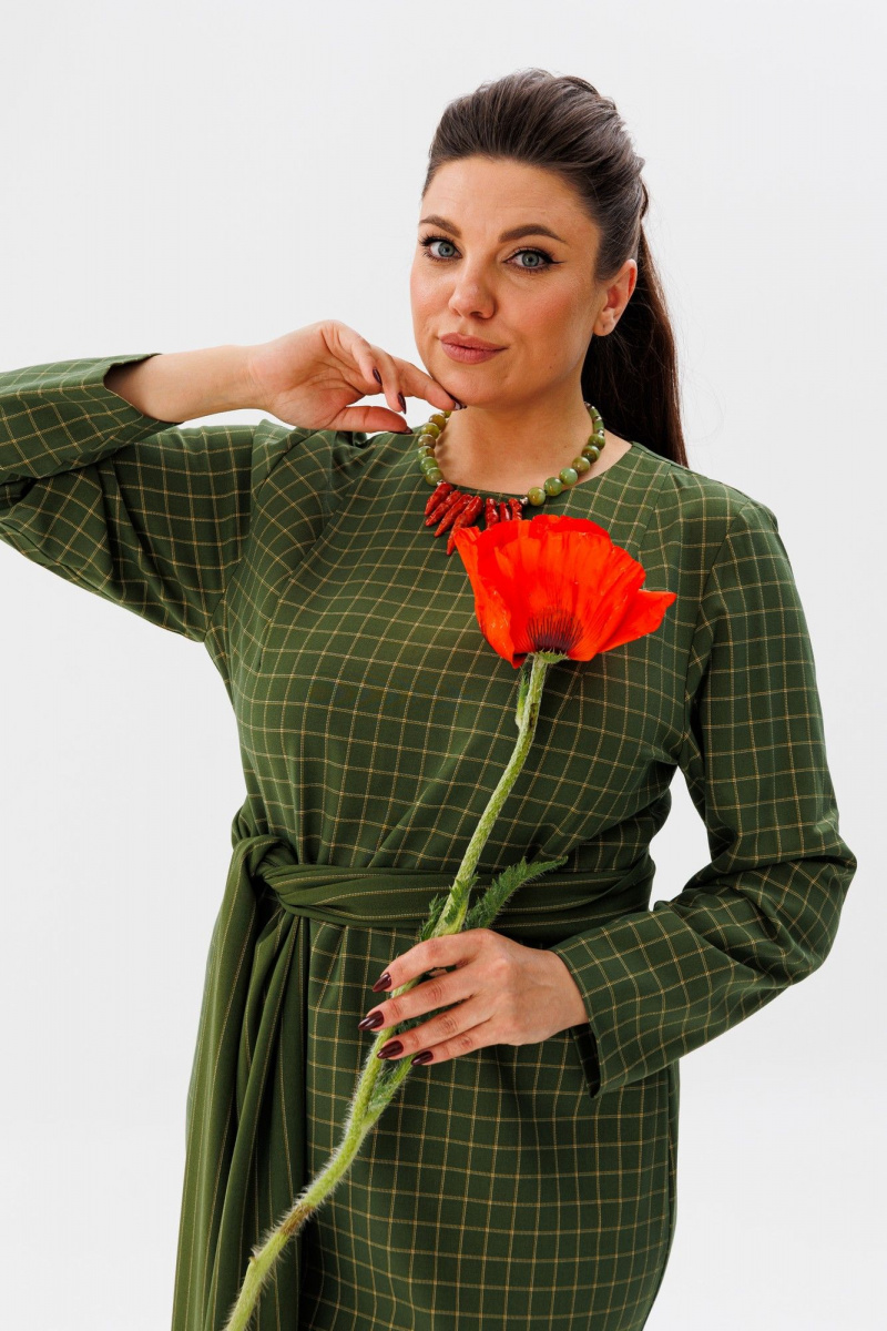 Платья Anelli 1314 аспарагус