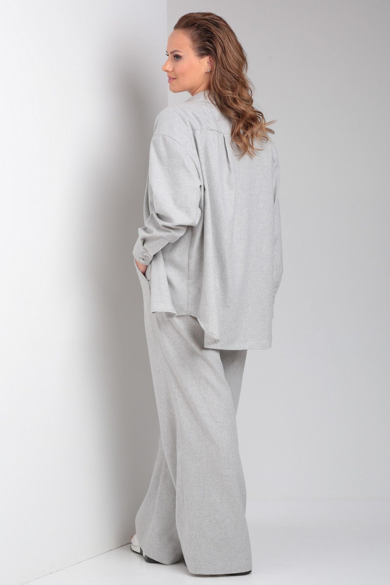 Брючный комплект Your size 2231 светло-серый