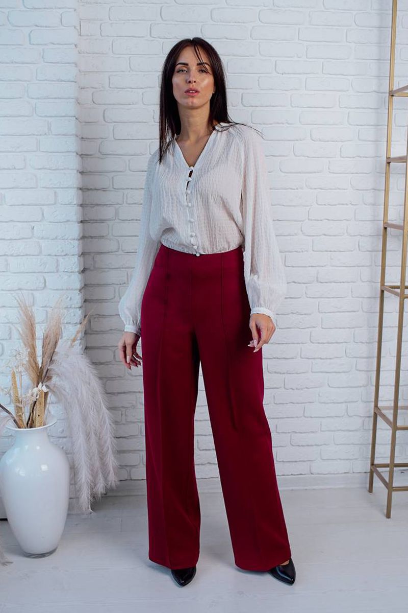 Брюки Gold Style 2629 бордовый