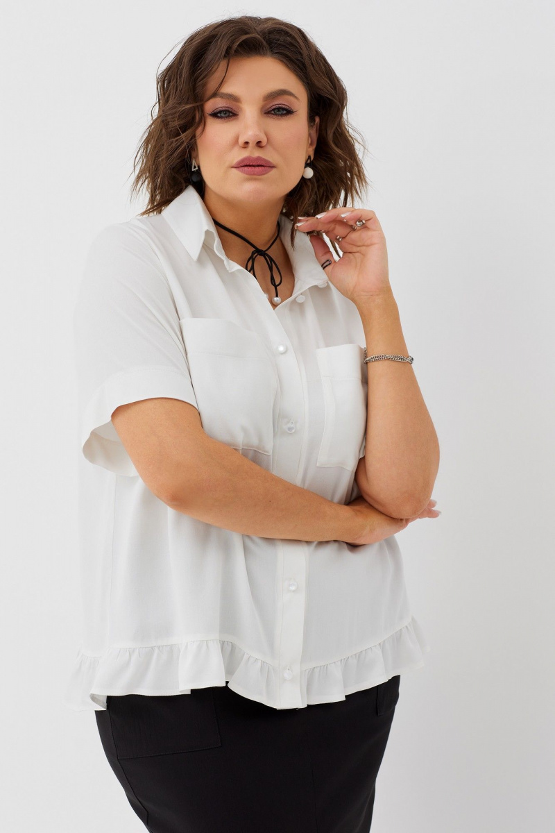 Блузы BegiModa 4091 молочный