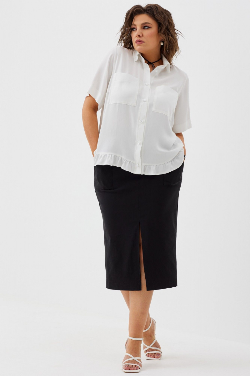 Блузы BegiModa 4091 молочный