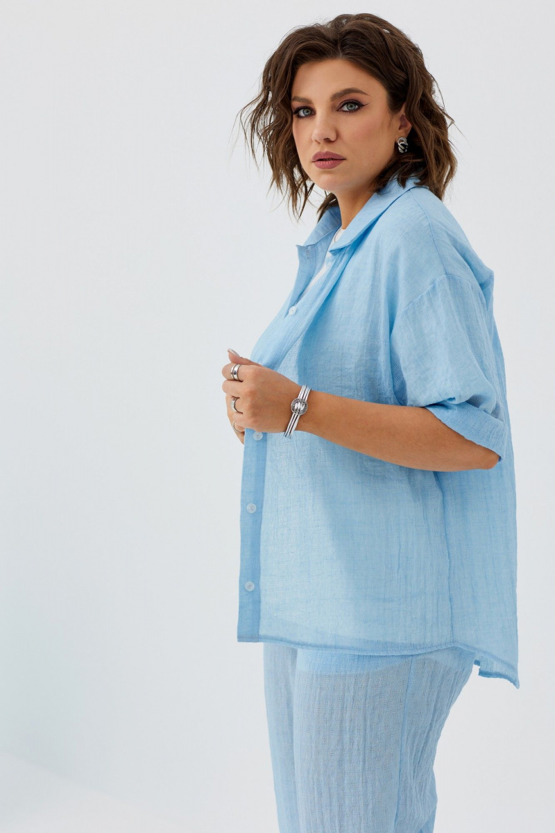 Блузы BegiModa 4095 голубой
