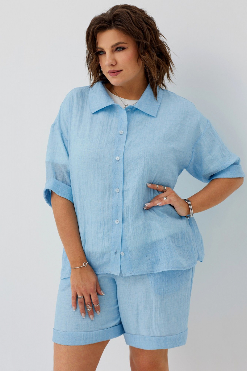 Блузы BegiModa 4095 голубой
