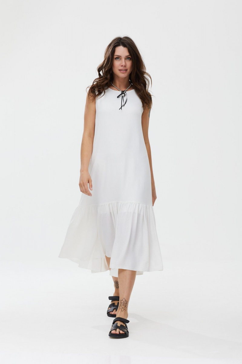Платья MG Wear 5102 молочный