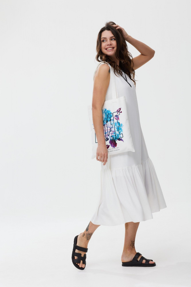 Платья MG Wear 5102 молочный