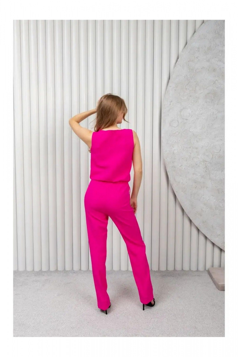 Женский комбинезон MONA STYLE FASHION&DESIGN 17248 малиновый