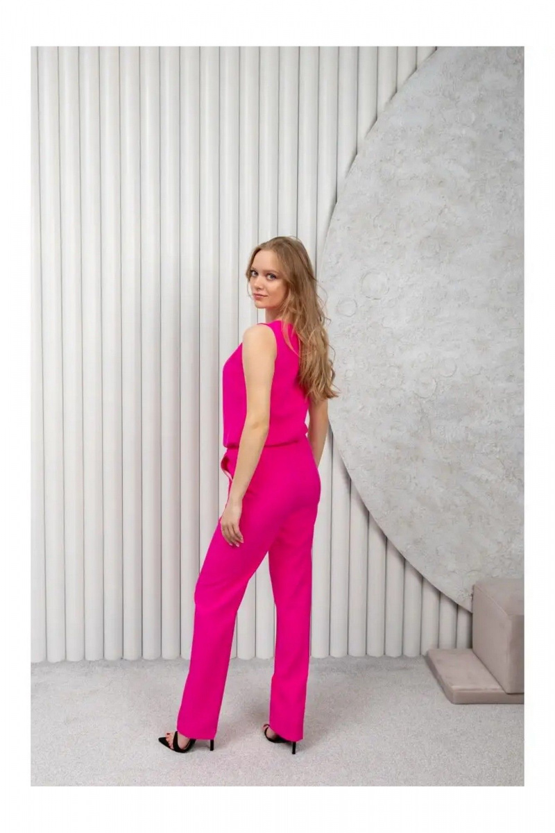 Женский комбинезон MONA STYLE FASHION&DESIGN 17248 малиновый