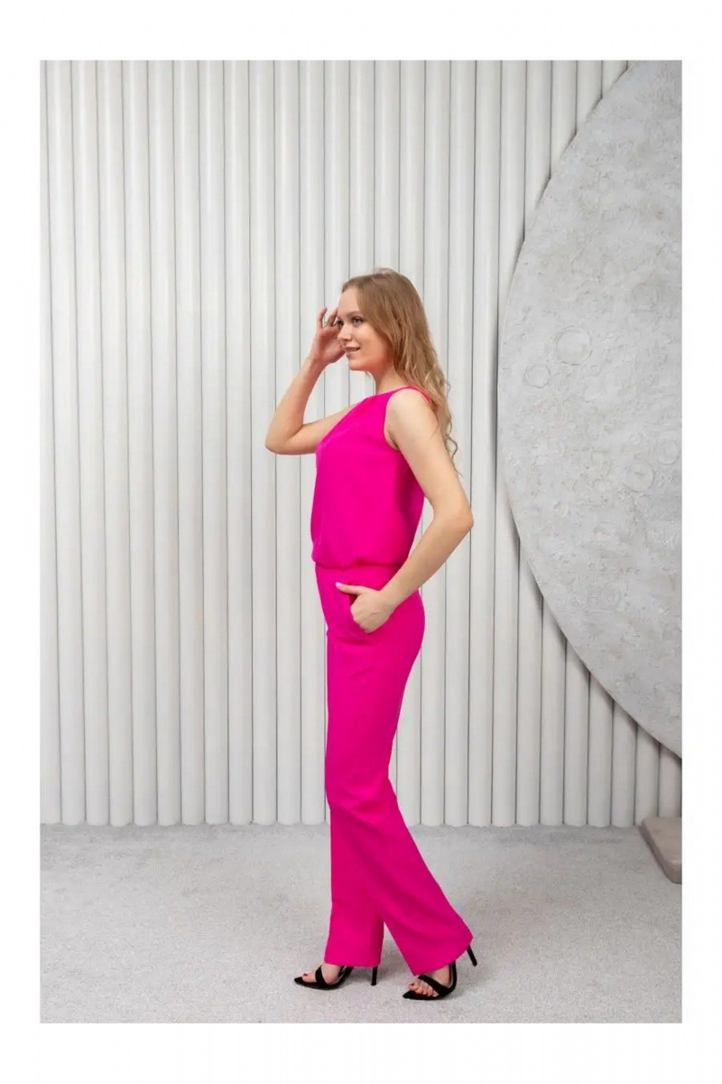 Женский комбинезон MONA STYLE FASHION&DESIGN 17248 малиновый