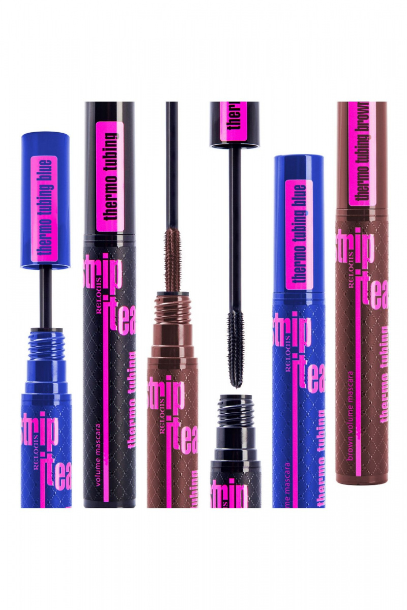 Тушь для ресниц Relouis Strip_it_Easy_Thermo_Tubing синяя
