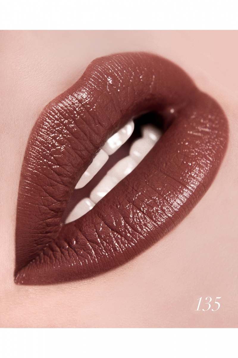 Помады Belor Design BE COLOR тон 135 темный шоколад