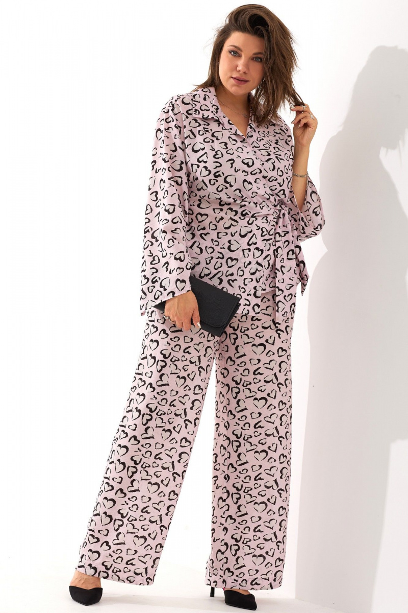 Брюки BegiModa 6051 розовое_сердце