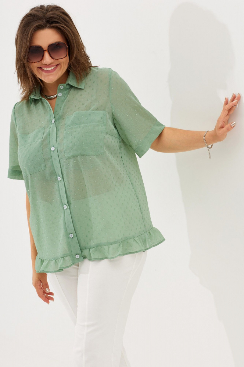 Блузы BegiModa 4098 нефрит