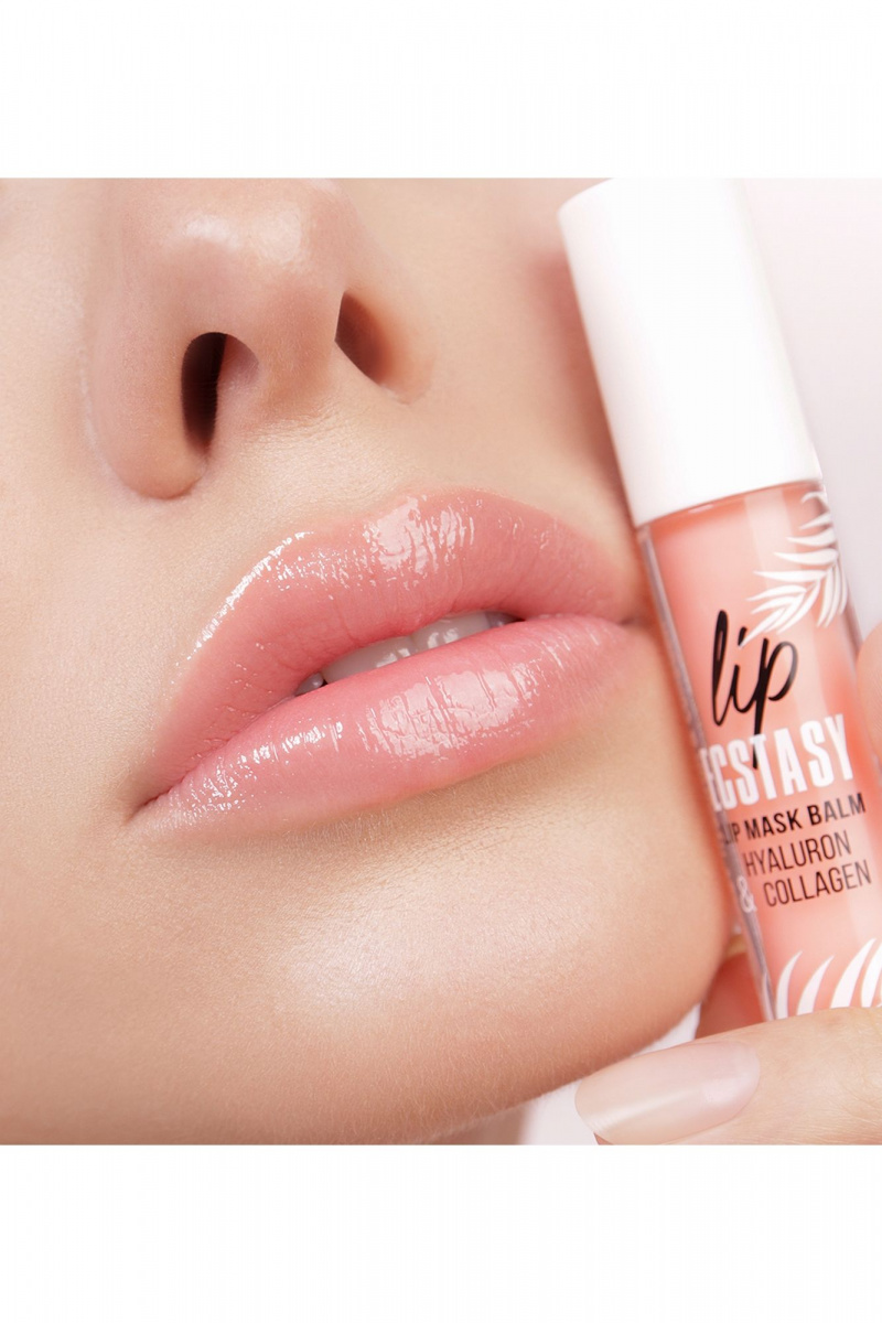 Блески и тинты LUXVISAGE LIP ECSTASY HYALURON & COLLAGEN 602 нежный персиковый