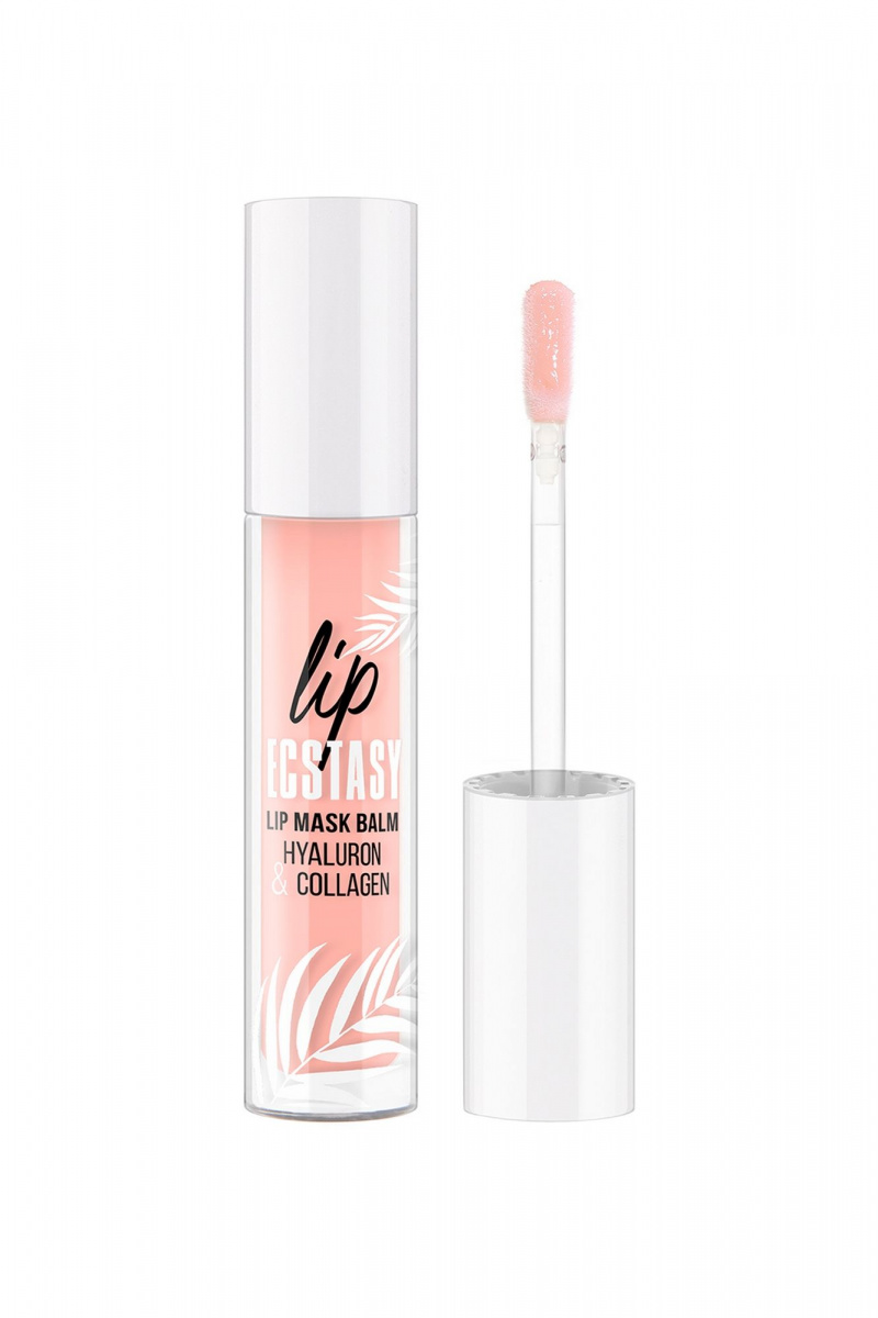 Блески и тинты LUXVISAGE LIP ECSTASY HYALURON & COLLAGEN 602 нежный персиковый