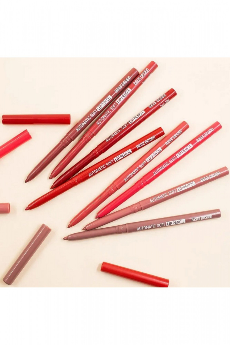 Карандаши для губ Belor Design Automatic soft lippencil тон 201 nude