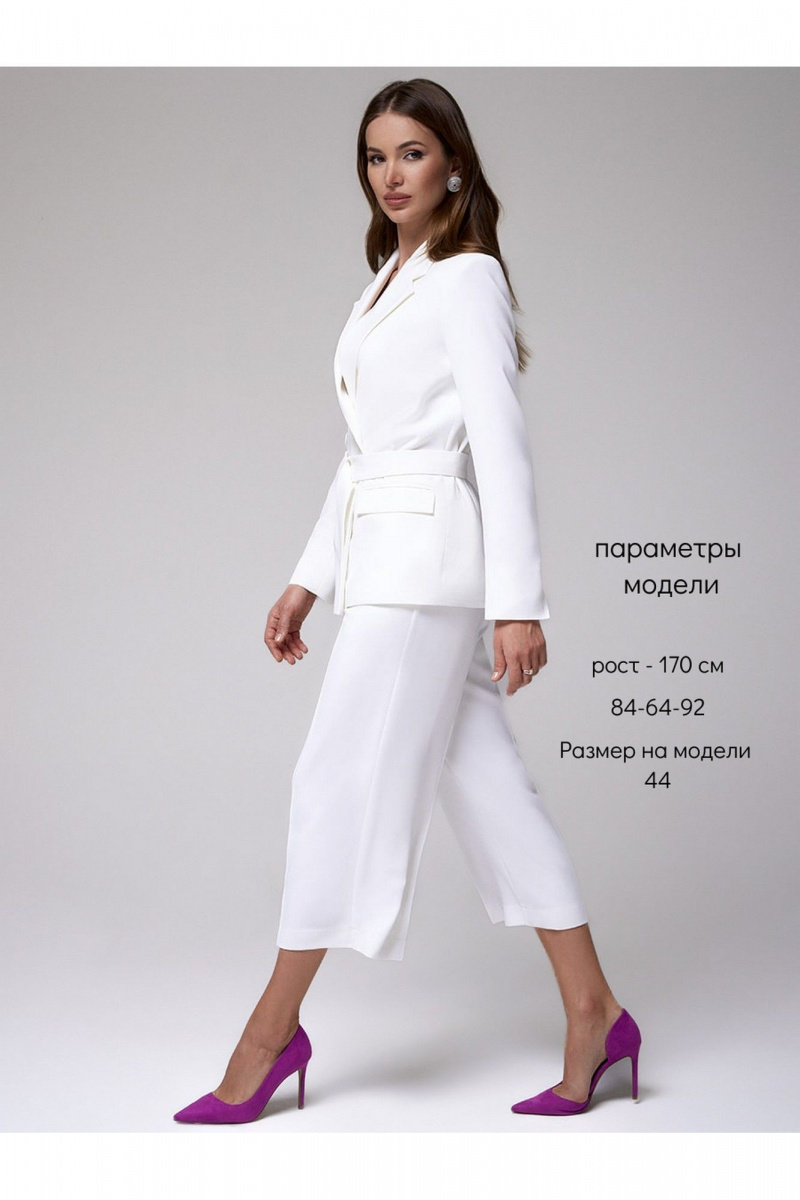 Брючный костюм DEVITA 5016 белый