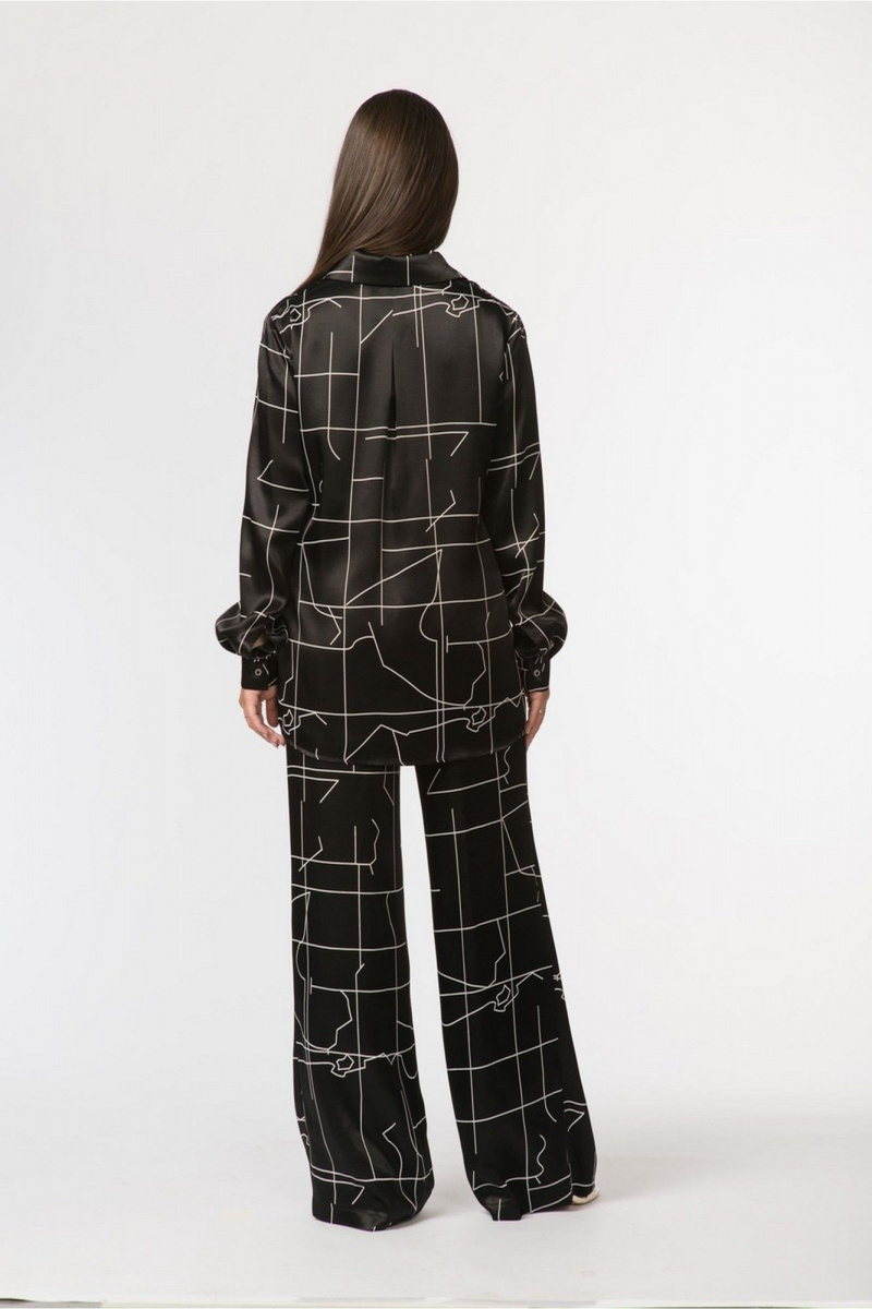 Блузы FASHION CENTRE В-3768 черный