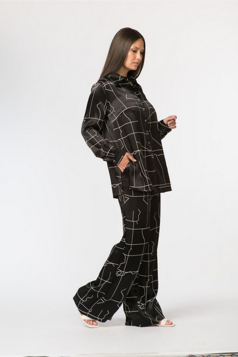 Блузы FASHION CENTRE В-3768 черный