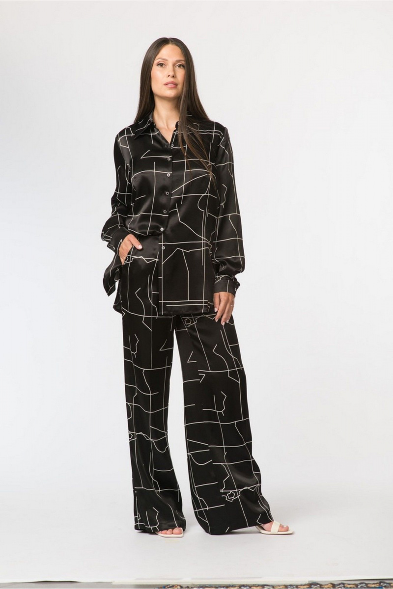 Брюки FASHION CENTRE В-3769 черный