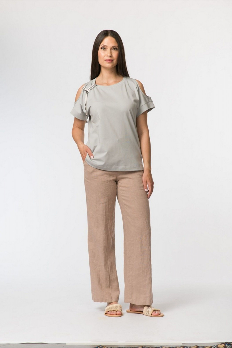 Джемперы FASHION CENTRE Х-3728 серо-голубой
