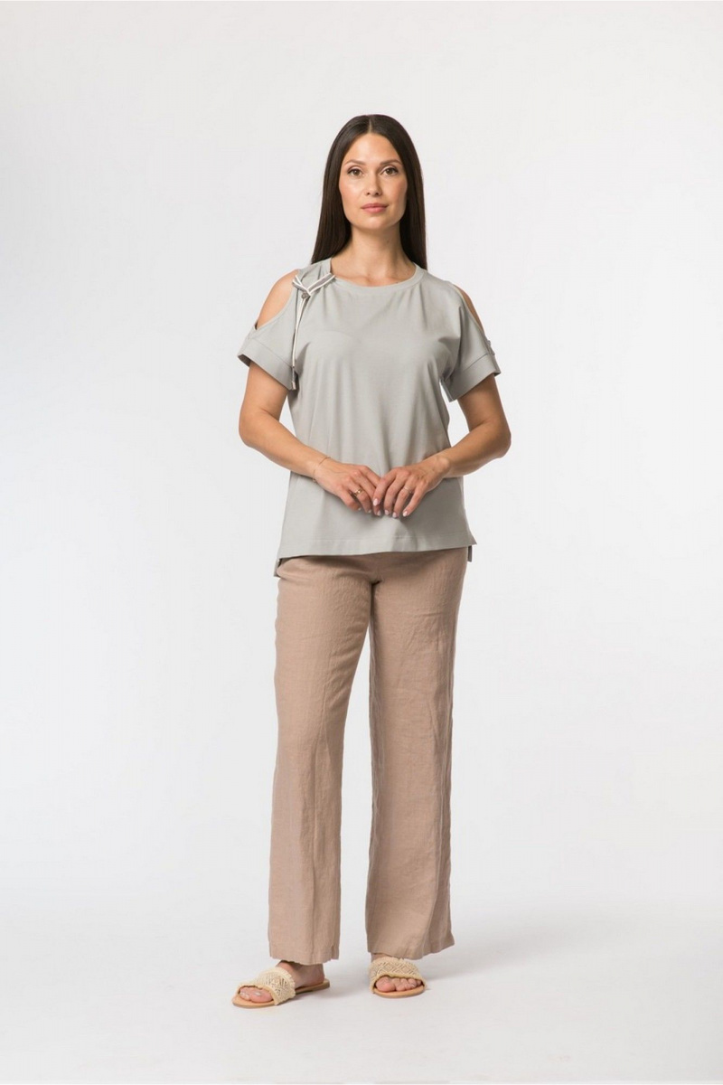Джемперы FASHION CENTRE Х-3728 серо-голубой