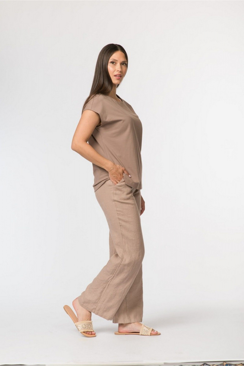 Джемперы FASHION CENTRE Х-3729 кофейный