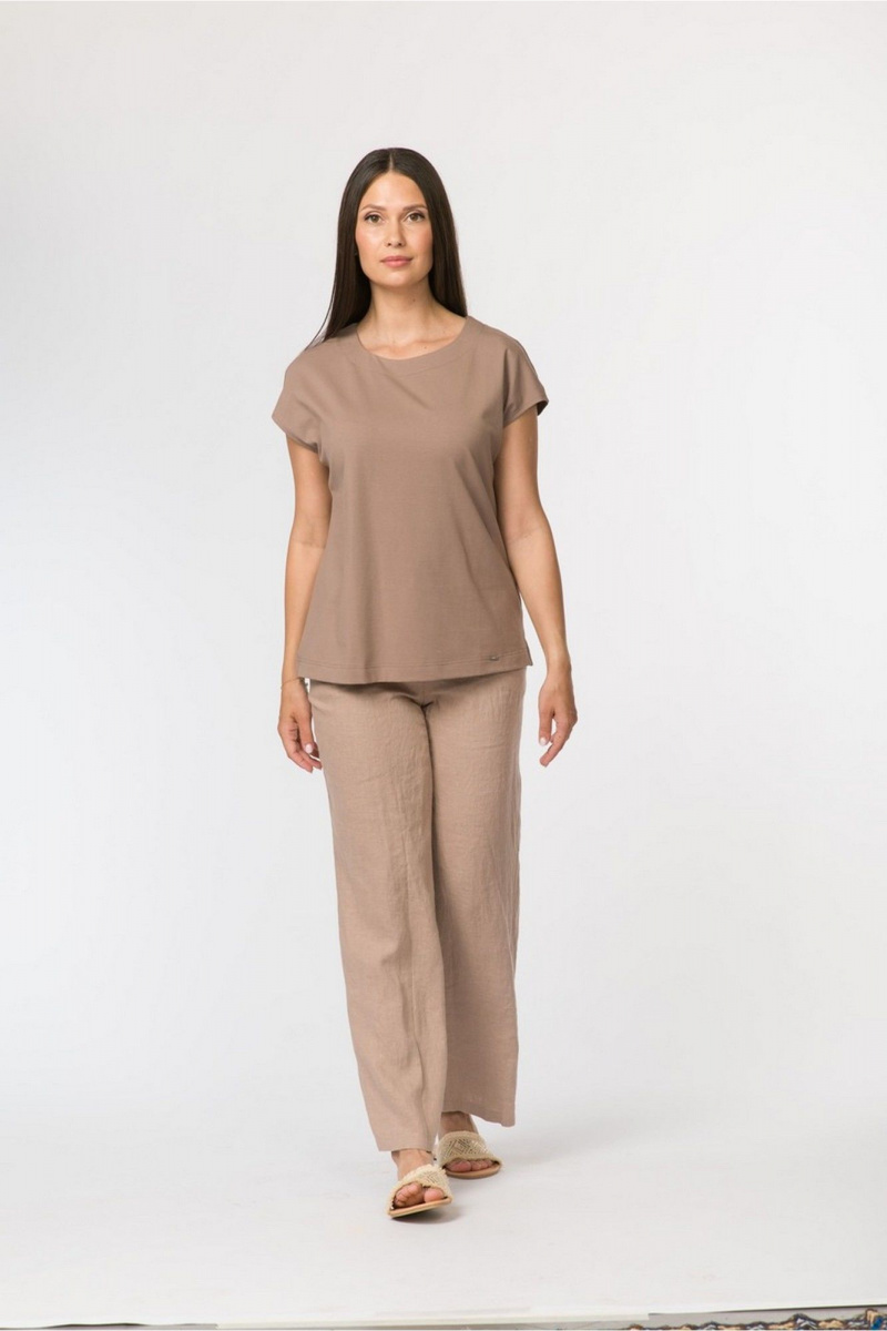 Джемперы FASHION CENTRE Х-3729 кофейный