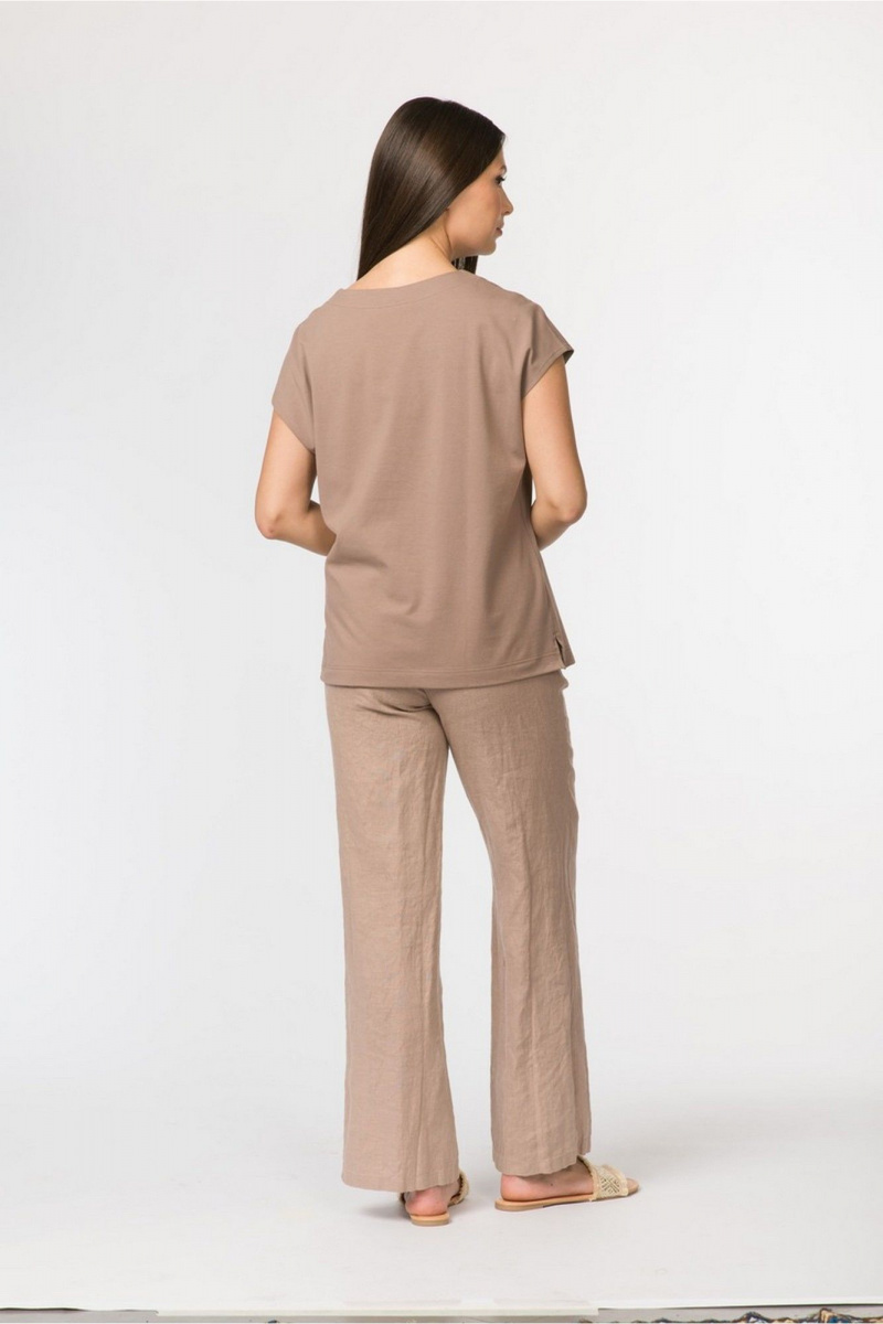 Джемперы FASHION CENTRE Х-3729 кофейный