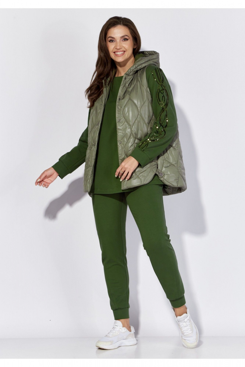 Брючный комплект TAiER 1221-1 изумруд