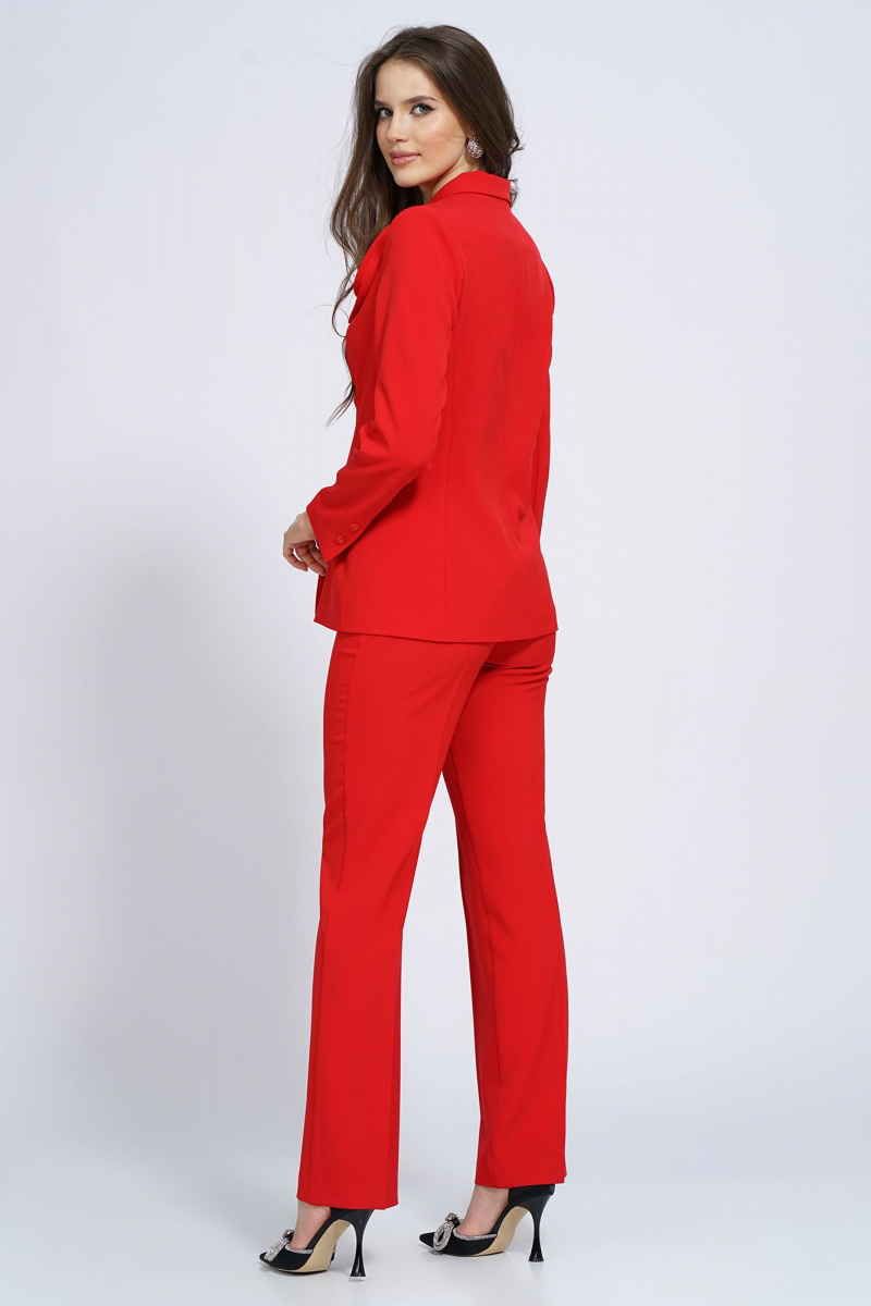 Брючный костюм Alani Collection 2143 красный