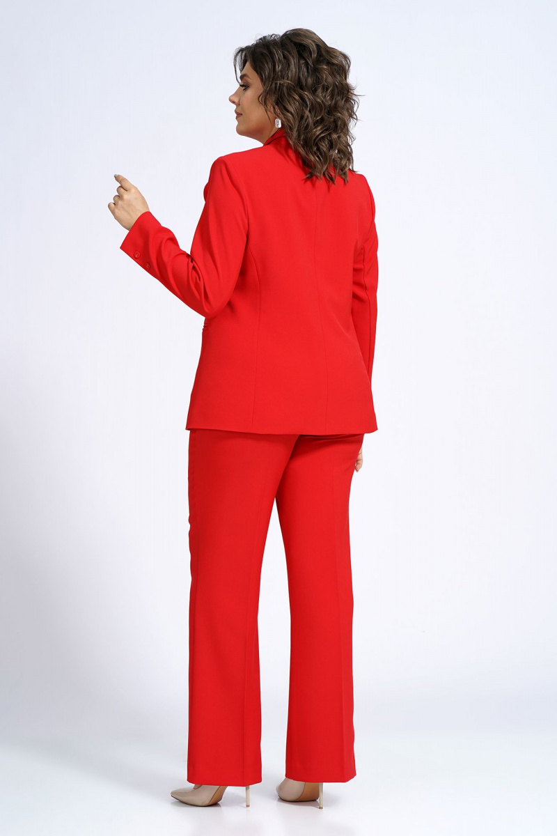 Брючный костюм Alani Collection 2143 красный