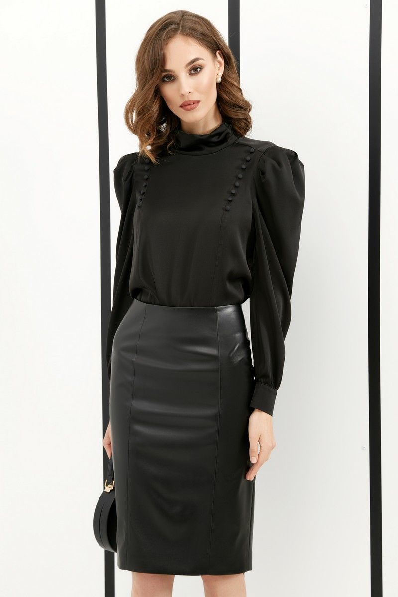 Блузы DiLiaFashion 0402 черный