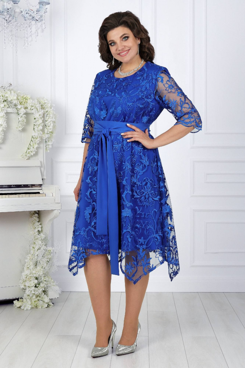 Платья Ninele 7431 василек