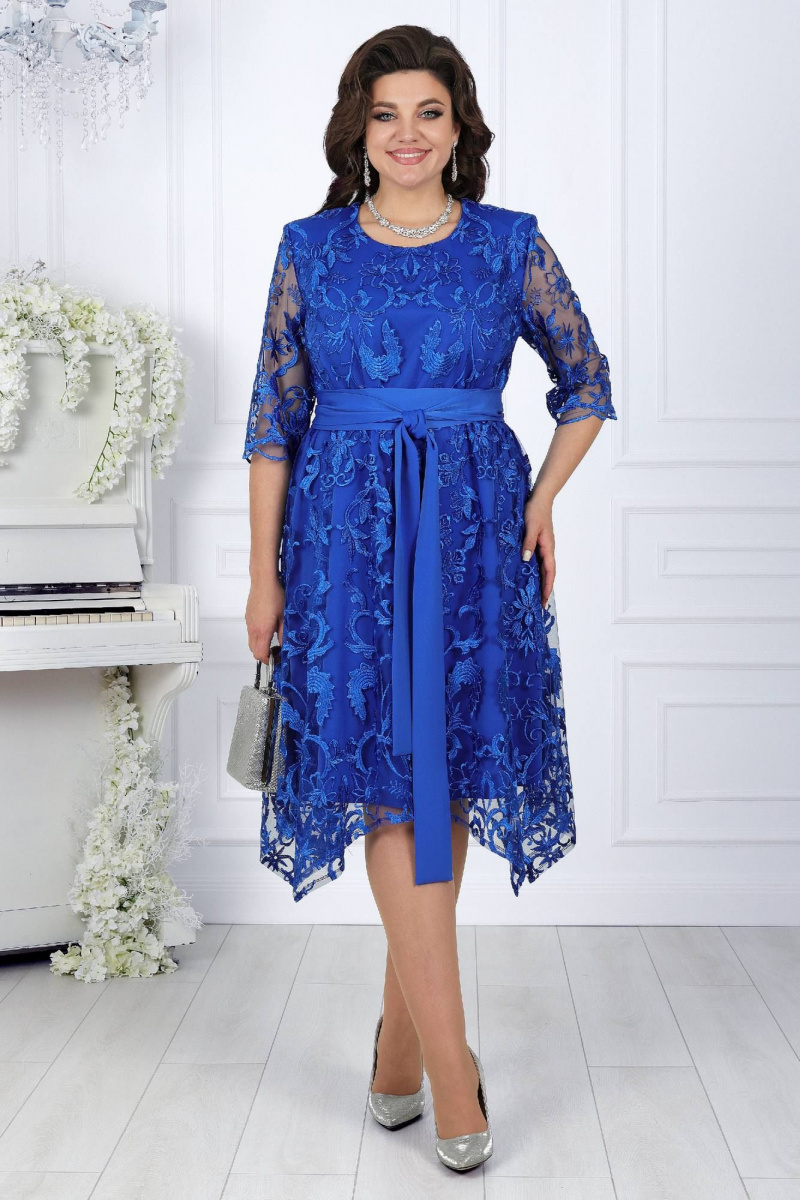 Платья Ninele 7431 василек