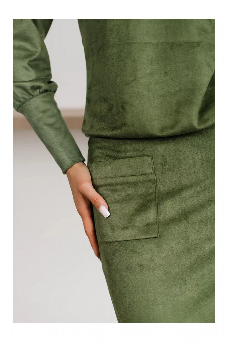 Юбочный костюм MONA STYLE FASHION&DESIGN 19089/2 оливковый