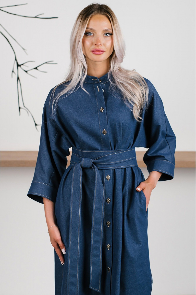 Платья MONA STYLE FASHION&DESIGN 24021 синий