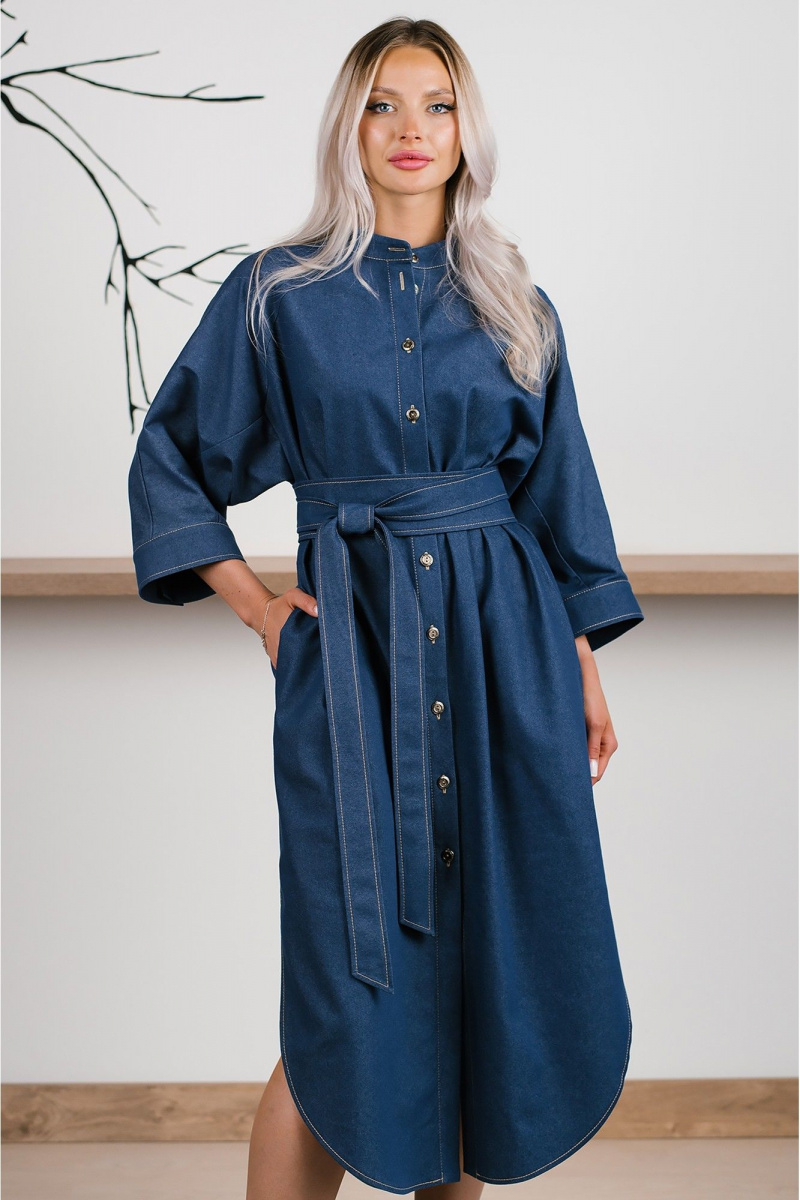 Платья MONA STYLE FASHION&DESIGN 24021 синий