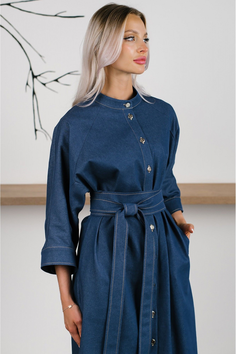 Платья MONA STYLE FASHION&DESIGN 24021 синий