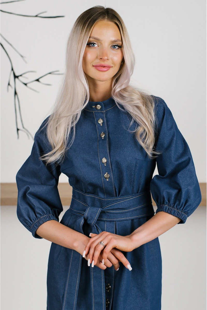Платья MONA STYLE FASHION&DESIGN 24044 синий