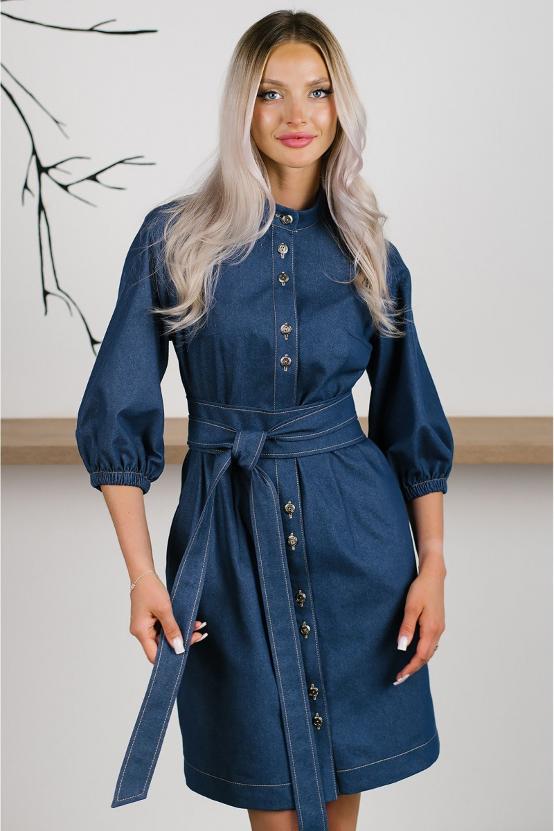 Платья MONA STYLE FASHION&DESIGN 24044 синий
